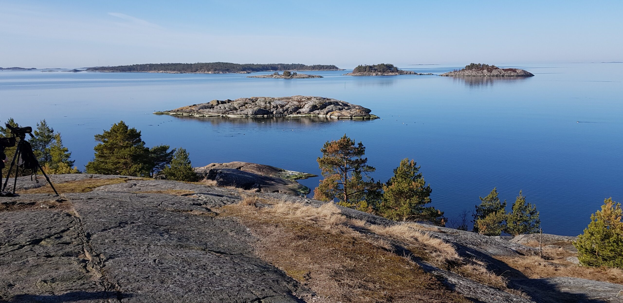 View to the Finnish Archipelago - famous spot for observating migratory birds